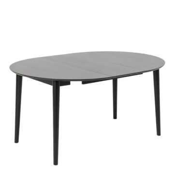 Mount Black Round Dining Table