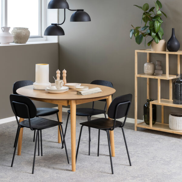 Mount Round Dining Table in Oak | Assembly Required