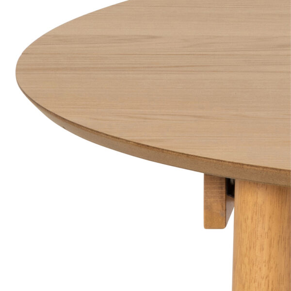 Mount Round Dining Table in Oak | Assembly Required