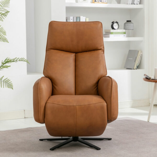 Hermes Electric Swivel Chair - Camel