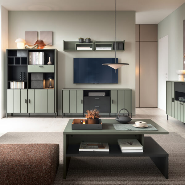 Rivendell Coffee Table in Green/Grey | Assembly Required