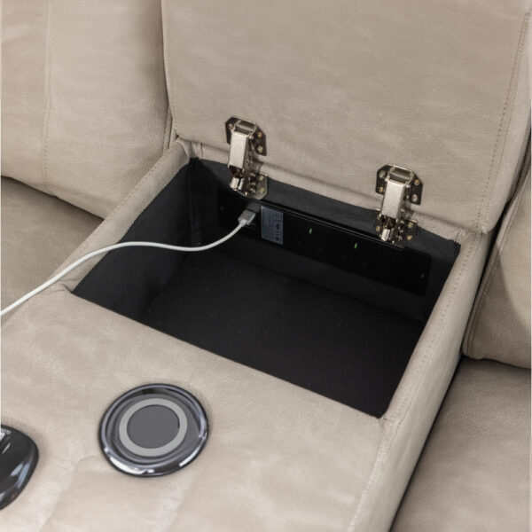 Thor 2 Seater Electric Recliner - Silver Grey | Fully Assembled