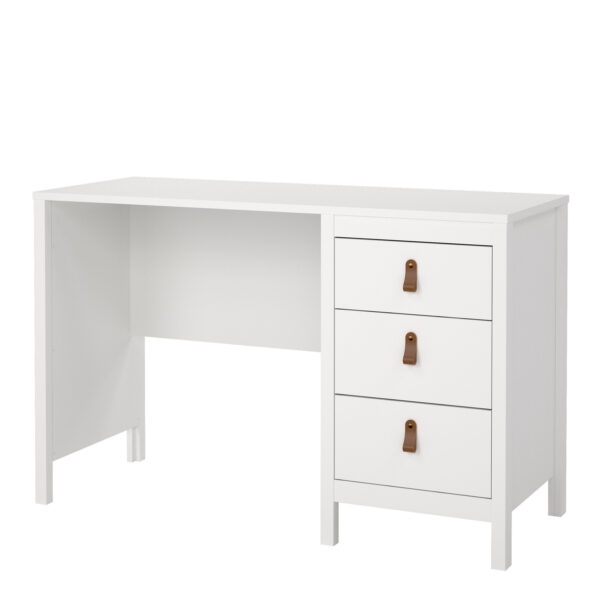 Seville Desk 3 drawers White | Assembly Required