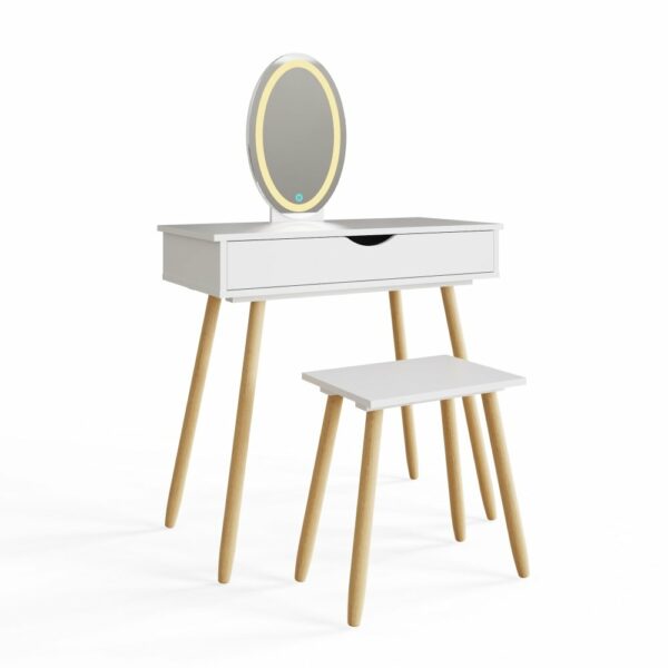 Signy LED Dressing Tables Set |
