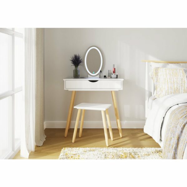 Signy LED Dressing Tables Set