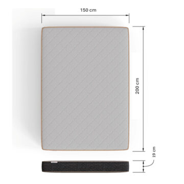 Sleepycastle King Size Pocket Sprung Mattress