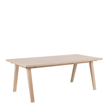Whistler Rectanglar Dining Table in White Oak