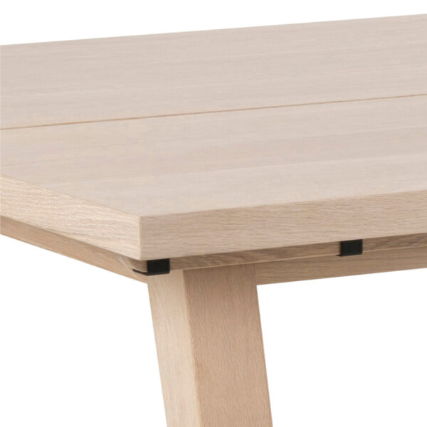Whistler Rectanglar Dining Table in White Oak | Assembly Required