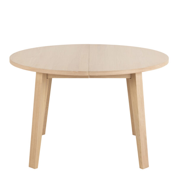 Whistler Round Dining Table in White Oak