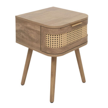 Nouvelle 1 Drawer Bedside Table