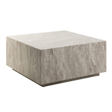 Aspect Grey Marble Square Coffee Table