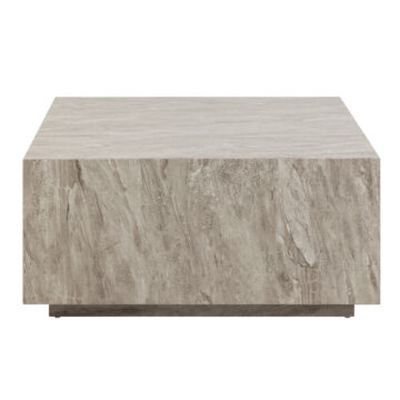 Aspect Grey Marble Square Coffee Table