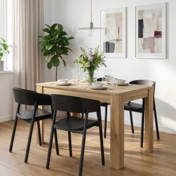 Vista Extending Dining Table in Oak