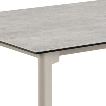 Palermo Ceramic Dining Table in Grey