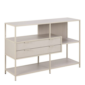 Seaford Grey 2 Drawer Storage Unit