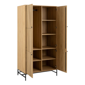 Liberty 4 Door Wardrobe | Oak Finish