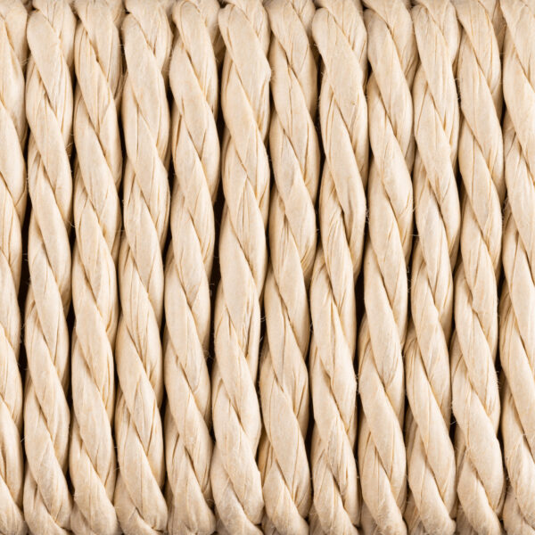 Alvin Weaved Bench in Off White | Assembly Required
