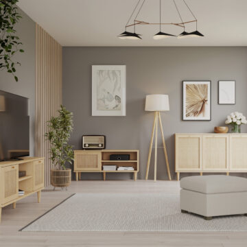 Calasetta TV Unit in Rattan