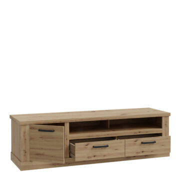 Solara 2 Drawer 1 Door TV Unit 179cm | Artisan Oak Finish