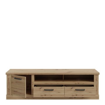 Solara 2 Drawer 1 Door TV Unit 179cm | Artisan Oak Finish