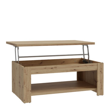 Solara Rising Coffee Table in Artisan Oak