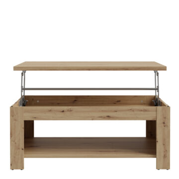Solara Rising Coffee Table in Artisan Oak