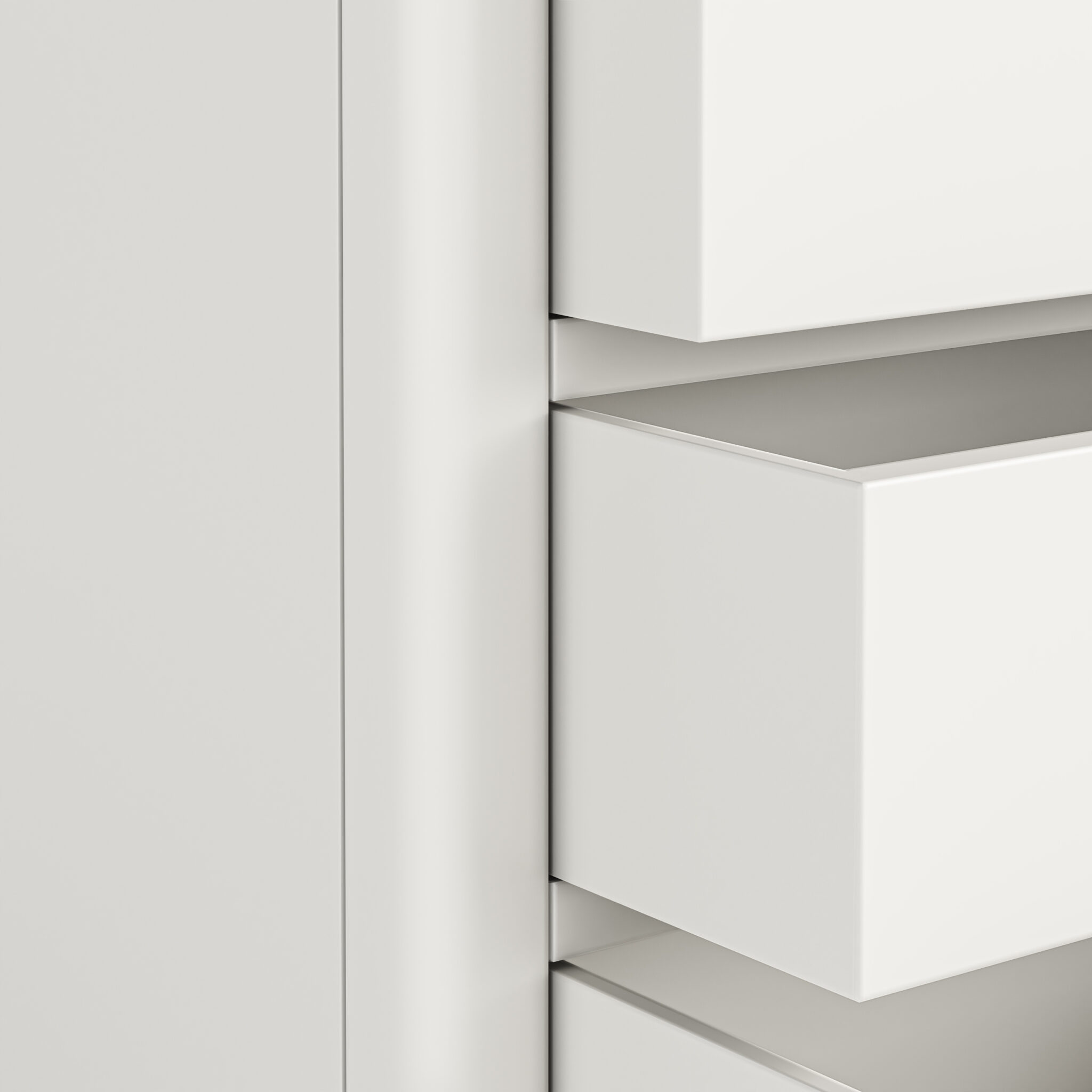 Dover White Chest of 3 Drawers Fully Assembled Oak World