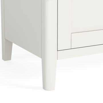 Dover White Combi Wardrobe with Drawers | Assembled