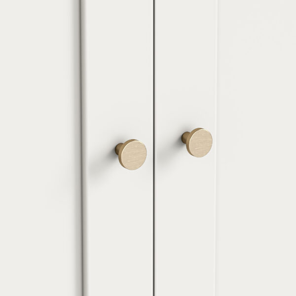 Dover White Full Hanging Wardrobe | Assembly Required