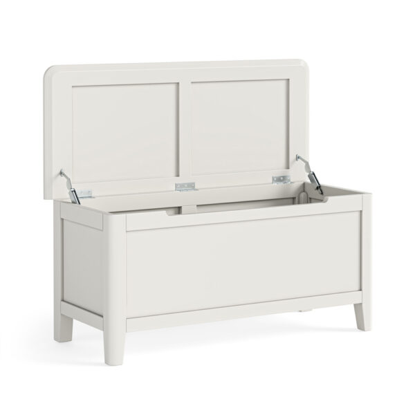 Dover White Blanket Box | Fully Assembled