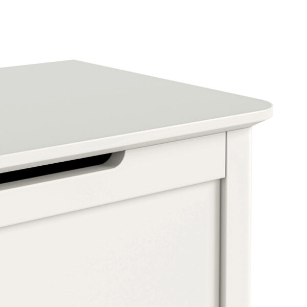 Dover White Blanket Box | Fully Assembled