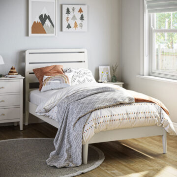 Dover White 3' Bed | Assembly Required