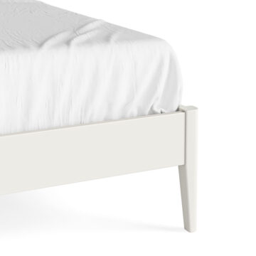 Dover White 5′ King Size Bed
