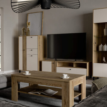 Vista Coffee Table | Oak Finish