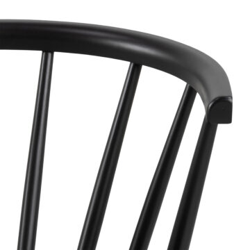 Strath Pair of Black Dining Chairs