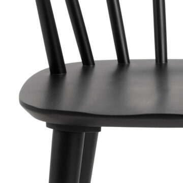 Strath Pair of Black Dining Chairs