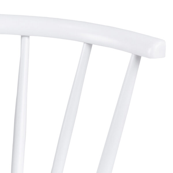 Strath Dining Chair in White Set of 2 | Assembly Required