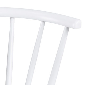 Strath Pair of White Dining Chairs
