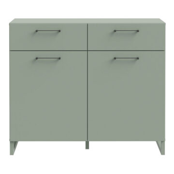 Saul Sage Green 2 Door 2 Drawer Chest