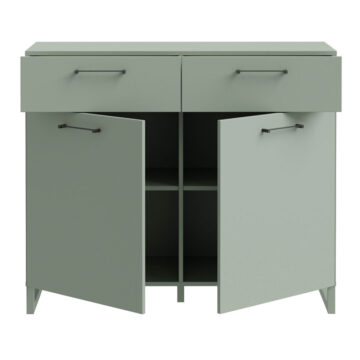 Saul Sage Green 2 Door 2 Drawer Chest