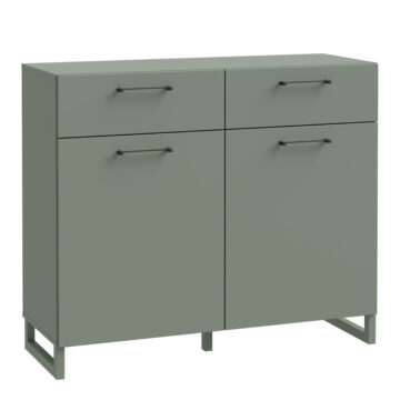Sali 2 Door  2 Drawer Chest in Sage Green