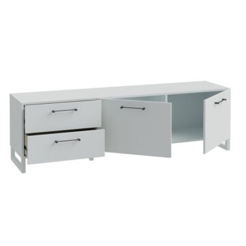 Saul Light Grey 2 Door 2 Drawer TV Unit 164cm