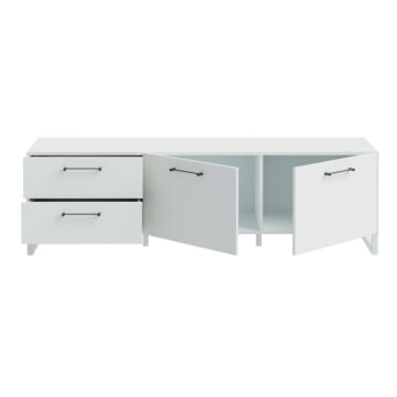 Saul Light Grey 2 Door 2 Drawer TV Unit 164cm