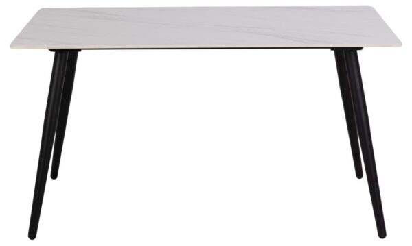 Wicklow Ceramic Dining Table Brown/Black