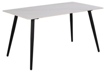 Wicklow Ceramic Dining Table Brown/Black