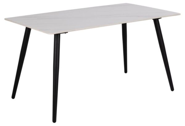 Wicklow Ceramic Dining Table Brown/Black