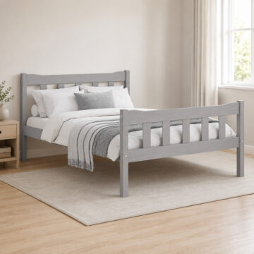 Heathrow Grey King Size Bed