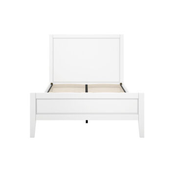 Cove White Double Bed