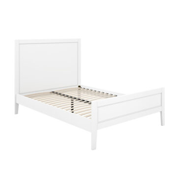 Cove White Double Bed