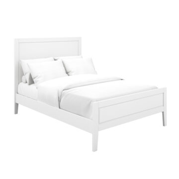 Cove White Double Bed